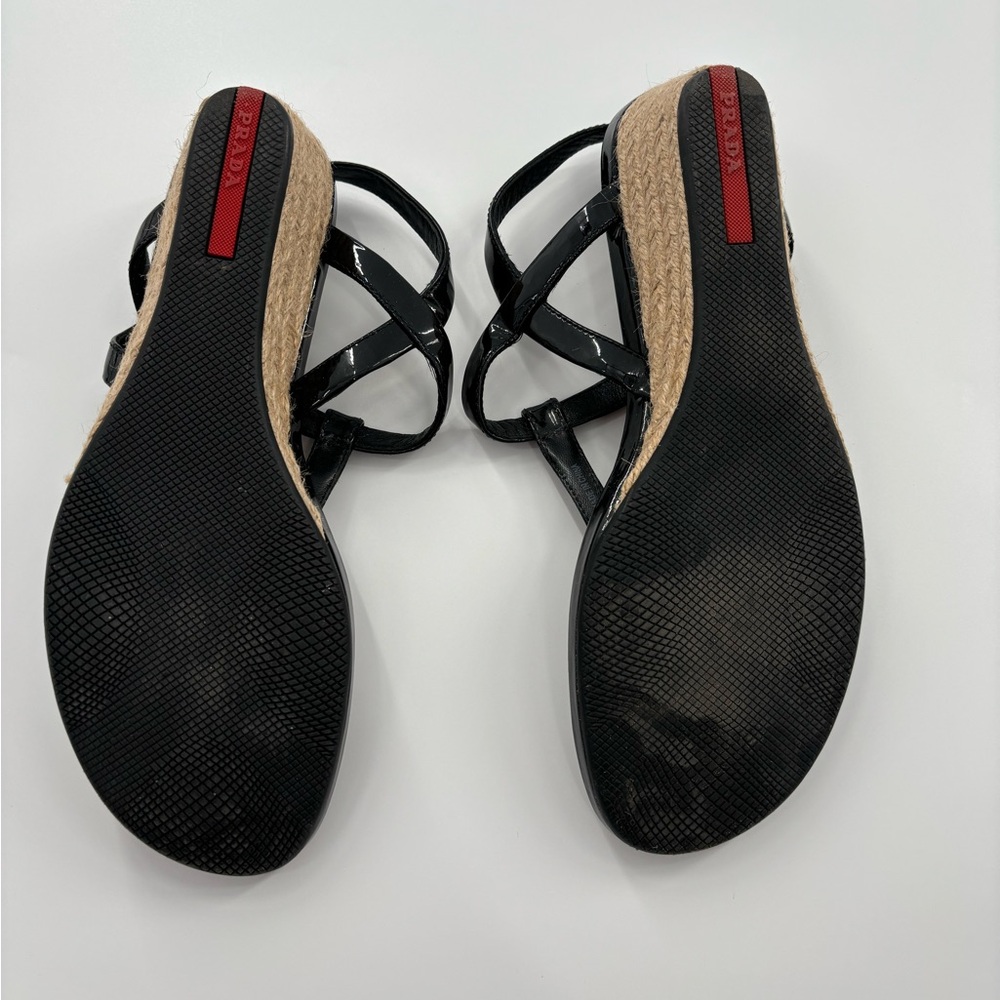 Prada wedge sandals - Picture 4 of 8
